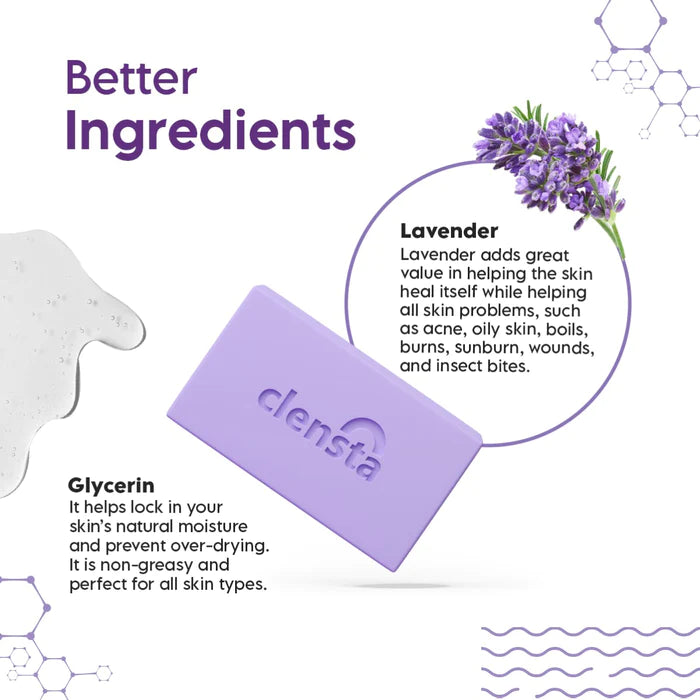clensta Lavender Soap Bar clensta Lavender Soap Bar